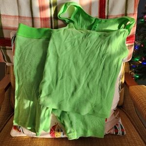 Skims cotton ribbed boxer and tank set